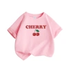 Áo thun bé gái 100% Cotton họa tiết anh đào - Ngắn tay thời trang, 89.000 VND 9