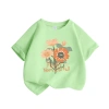 Áo thun bé gái 100% Cotton họa tiết hoa thỏ - Thời trang trẻ em, giảm còn 89.000₫ 2