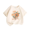 Áo thun bé gái 100% Cotton họa tiết hoa thỏ - Thời trang trẻ em, giảm còn 89.000₫ 3
