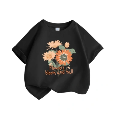 Áo thun bé gái 100% Cotton họa tiết hoa thỏ - Thời trang trẻ em, giảm còn 89.000₫ 4