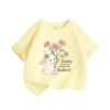 Áo thun bé gái 100% Cotton họa tiết hoa thỏ - Thời trang trẻ em, giảm còn 89.000₫ 8
