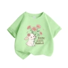 Áo thun bé gái 100% Cotton họa tiết hoa thỏ - Thời trang trẻ em, giảm còn 89.000₫ 9