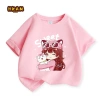 Áo thun bé gái 100% Cotton mềm mại, in hình mèo - Giá chỉ 89.000₫ 7