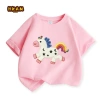Áo thun bé gái 100% cotton mềm mại, in hình ngựa búp bê - Giá chỉ 89.000₫ 8