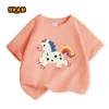 Áo thun bé gái 100% cotton mềm mại, in hình ngựa búp bê - Giá chỉ 89.000₫ 10