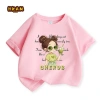 Áo thun bé gái 100% Cotton mềm mại, thoải mái, in hình đáng yêu Giá 89.000₫ 7