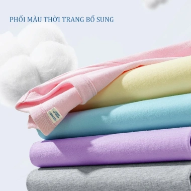 Áo thun bé gái 100% Cotton mềm mại, thoáng khí, in hình gấu đáng yêu - Giá 89.000₫ 4