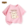 Áo thun bé gái 100% Cotton mềm mại, thoáng khí, in hình gấu đáng yêu - Giá 89.000₫ 9