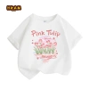 Áo thun bé gái 100% Cotton mềm mại thoáng khí, in hoa Tulip - Giá chỉ 89.000₫ 8