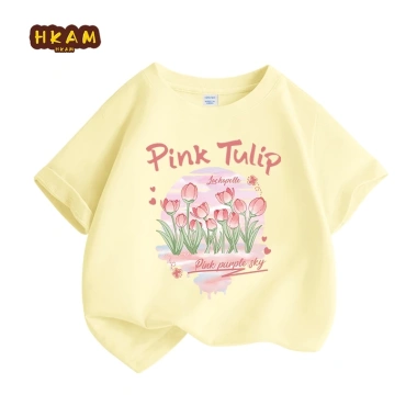 Áo thun bé gái 100% Cotton mềm mại thoáng khí, in hoa Tulip - Giá chỉ 89.000₫ 10 Áo thun bé gái 100% Cotton mềm mại thoáng khí, in hoa Tulip - Giá chỉ 89.000₫ 10