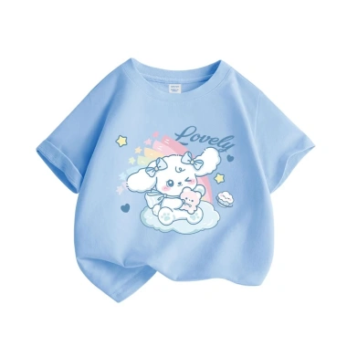 Áo thun bé gái 100% Cotton mùa hè, ngắn tay in hình thỏ dễ thương - Giá chỉ 89.000₫ 5 Áo thun bé gái 100% Cotton mùa hè, ngắn tay in hình thỏ dễ thương - Giá chỉ 89.000₫ 5