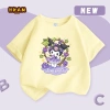 Áo thun bé gái 100% cotton ngắn tay in Kuromi - mềm mại, thoáng khí, chỉ 89.000đ 8