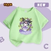 Áo thun bé gái 100% cotton ngắn tay in Kuromi - mềm mại, thoáng khí, chỉ 89.000đ 9