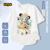 Áo thun bé gái 100% Cotton ngắn tay, mềm mại thoáng khí, giản dị, giá 85.000đ 7