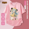 Áo thun bé gái 100% Cotton ngắn tay, mềm mại thoáng khí, giản dị, giá 85.000đ 9