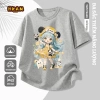 Áo thun bé gái 100% Cotton ngắn tay, mềm mại thoáng khí, giản dị, giá 85.000đ 10