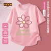 Áo thun bé gái 100% cotton ngắn tay mềm mại thoáng khí in hoa - Giá chỉ 89.000đ 7