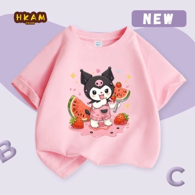 Áo thun bé gái 100% cotton ngắn tay mềm mại thoáng khí in Kuromi - Giá chỉ 89.000đ 7 Áo thun bé gái 100% cotton ngắn tay mềm mại thoáng khí in Kuromi - Giá chỉ 89.000đ 7