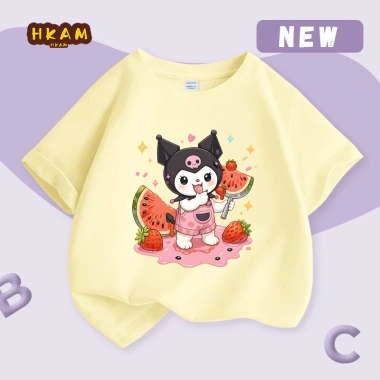 Áo thun bé gái 100% cotton ngắn tay mềm mại thoáng khí in Kuromi - Giá chỉ 89.000đ 8 Áo thun bé gái 100% cotton ngắn tay mềm mại thoáng khí in Kuromi - Giá chỉ 89.000đ 8