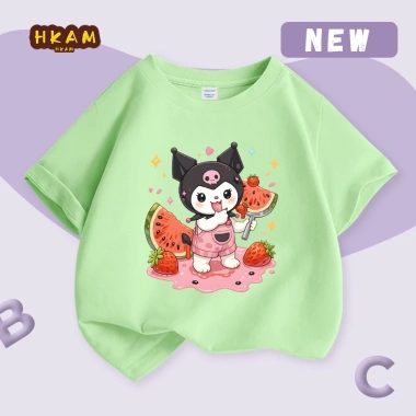 Áo thun bé gái 100% cotton ngắn tay mềm mại thoáng khí in Kuromi - Giá chỉ 89.000đ 9 Áo thun bé gái 100% cotton ngắn tay mềm mại thoáng khí in Kuromi - Giá chỉ 89.000đ 9