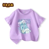 Áo thun bé gái 100% Cotton ngắn tay thời trang viền nấm, in hình chú chó con việt quất - 129.600₫ 8