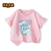 Áo thun bé gái 100% Cotton ngắn tay thời trang viền nấm, in hình chú chó con việt quất - 129.600₫ 10