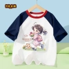 Áo Thun Bé Gái 100% Cotton Raglan Thoáng Khí Mềm Mại Giá 129.600 VNĐ 2