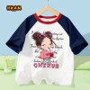 Áo Thun Bé Gái 100% Cotton Raglan Thời Trang, Thoáng Khí, Mềm Mại - Giá 129.600 VND 2