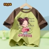 Áo Thun Bé Gái 100% Cotton Raglan Thời Trang, Thoáng Khí, Mềm Mại - Giá 129.600 VND 7