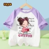 Áo Thun Bé Gái 100% Cotton Raglan Thời Trang, Thoáng Khí, Mềm Mại - Giá 129.600 VND 8
