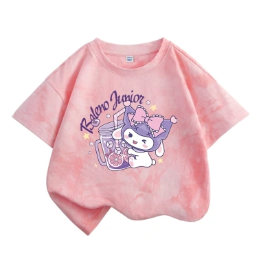 Áo thun bé gái 100% cotton tie-dye họa chú thỏ, ngắn tay, giá 129.600₫ 2 Áo thun bé gái 100% cotton tie-dye họa chú thỏ, ngắn tay, giá 129.600₫ 2