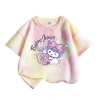 Áo thun bé gái 100% cotton tie-dye họa chú thỏ, ngắn tay, giá 129.600₫ 3