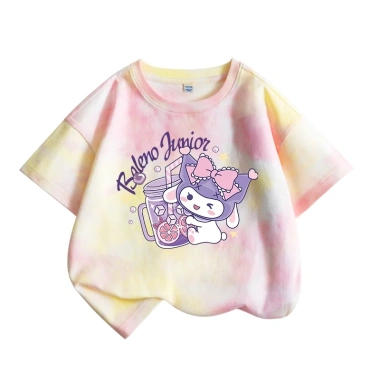 Áo thun bé gái 100% cotton tie-dye họa chú thỏ, ngắn tay, giá 129.600₫ 3 Áo thun bé gái 100% cotton tie-dye họa chú thỏ, ngắn tay, giá 129.600₫ 3