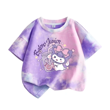 Áo thun bé gái 100% cotton tie-dye họa chú thỏ, ngắn tay, giá 129.600₫ 9 Áo thun bé gái 100% cotton tie-dye họa chú thỏ, ngắn tay, giá 129.600₫ 9