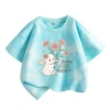 Áo thun bé gái 100% cotton tie-dye ngắn tay in hình thỏ thời trang trẻ em 120.000₫ 8
