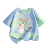 Áo thun bé gái 100% cotton tie-dye ngắn tay in hình thỏ thời trang trẻ em 120.000₫ 9