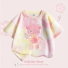Áo thun bé gái 100% cotton Tie-Dye ngắn tay thời trang trẻ em giá 120.000đ