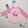 Áo Thun Bé Gái 1.988Kids Tay Dài Raglan Ballerina Cappuchina Cotton 15-38kg 96.000