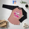 Áo Thun Bé Gái 1.988Kids Tay Dài Raglan Ballerina Cappuchina Cotton 15-38kg 96.000 2