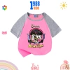 Áo thun bé gái Ariaviga đa màu, cotton thoáng mát, co giãn tốt - Giá 90.000 VNĐ 10