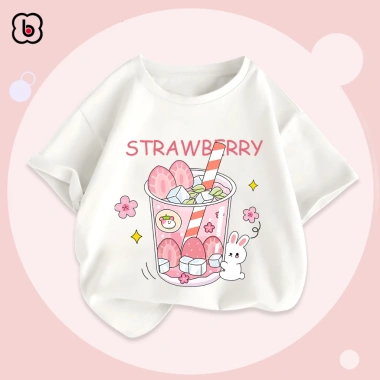 Áo thun bé gái BabyloveGO 2.026 mềm mịn, thoáng mát, in hình cute - 109.000₫ 3
