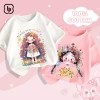 Áo thun bé gái BabyloveGO cổ tròn cotton mềm nhẹ thoáng mát cho bé 1-10 tuổi 2