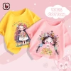 Áo thun bé gái BabyloveGO cổ tròn cotton mềm nhẹ thoáng mát cho bé 1-10 tuổi 6