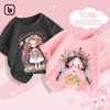 Áo thun bé gái BabyloveGO cổ tròn cotton mềm nhẹ thoáng mát cho bé 1-10 tuổi 7