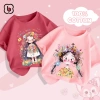 Áo thun bé gái BabyloveGO cổ tròn cotton mềm nhẹ thoáng mát cho bé 1-10 tuổi 8