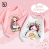 Áo thun bé gái BabyloveGO cổ tròn cotton mềm nhẹ thoáng mát cho bé 1-10 tuổi 9