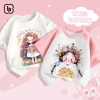 Áo thun bé gái BabyloveGO cổ tròn cotton mềm nhẹ thoáng mát cho bé 1-10 tuổi 10