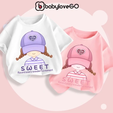 Áo thun bé gái BabyloveGO cotton mềm mịn, cộc tay thoáng mát, in hình đáng yêu 119.000₫ 2
