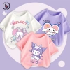 Áo thun bé gái BabyloveGO ngắn tay in hình thỏ dễ thương, khuyến mãi 119k 10
