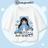 Áo thun bé gái BabyloveGO tay lỡ form rộng, in hình độc đáo, cotton mềm mịn, thấm hút mồ hôi chỉ 89.250đ